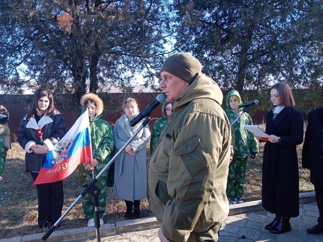 В селе Чапаевском был проведён митинг в память павших во время освобождения