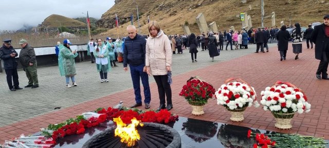 Митинг, посвященный 80 летию окончания Битвы за Кавказ.