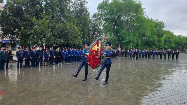 Возложение к Мемориалу Огонь Вечной Славы 9 мая 2024 года.