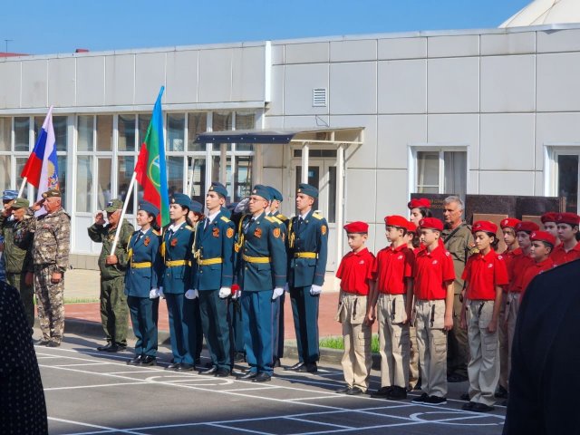 Мы приняли участие в торжественном открытии Военного учебного центра Северо-Кавказской государственной академии имени Героя Российской Федерации генерал-майора Канамата Хусеевича Боташева